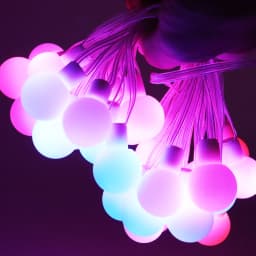 WS2812b LED Round Ball String Lights Addressable Individually Strip For Holiday Outdoor Decor Christmas Party Decoration DC5V