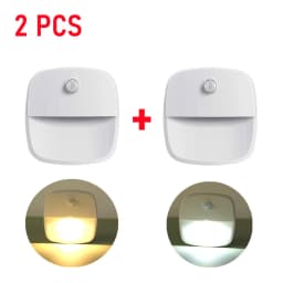 LDHLM Motion Sensor Light LED Night Lights AAA Battery Powered Bedroom Wall Staircase Closet Aisle Body Induction Lamp