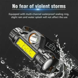 1/2Pack Rechargeable COB LED Headlamp Strong Magnetic Powerful Headlight Super Bright Waterproof Head Torch For Outdoor Fishing