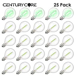 Multicolor G40 Led Bulbs Outdoor E12 110V 220V String Light Replaceable Bulb Waterproof Colorful RGB Filament Decoration Light