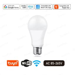 Tuya E27 Led Bulb Bluetooth WiFi Smart Led Lamp App Control 15W RGB C+W Led Light Bulbs Works With Amazon Alexa Google Assistant