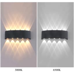 Modern Outdoor Wall Lamp Waterproof LED Wall Lamp AC85-265V 6W 10W Decoration Lamps For Bedroom Aisle Gallery Living Room