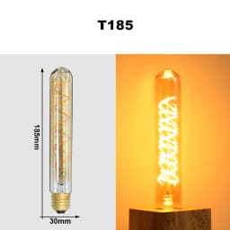 Retro Edison E27 E14 LED Light Bulb 220V Diamond Love ST64 A60 G80 G95 G125 T185 Vintage Glass Bulb Lamp For Home Decor Lighting