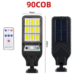 Powerful LED Solar Outdoor Led Courtyard Wall Lamp 3 Modes Human Body Induction Garden Terrace Garage Door Street Lighting