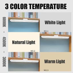 Remote Desk Lamp 48cm 30cm Magnetic Hanging Night Light USB Rechargeable Table Lamp LED Reading Light ForCabinet Bedside Mirror