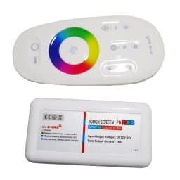 12V 24V 18A 2.4G Wireless LED Controller RGB RGBW Controller Wall Mounted Touch Pannel Remote LED RGB Strip /Bulb/Downlight