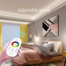 12V 24V 18A 2.4G Wireless LED Controller RGB RGBW Controller Wall Mounted Touch Pannel Remote LED RGB Strip /Bulb/Downlight