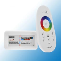 12V 24V 18A 2.4G Wireless LED Controller RGB RGBW Controller Wall Mounted Touch Pannel Remote LED RGB Strip /Bulb/Downlight