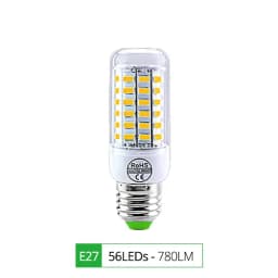 LED Corn Lamp 220V E14 E27 Bulb Lamp Strong Light 2700K 6500K Corn Bulb Light 2835SMD 360 Beam Angle Replace Halogen Lighting