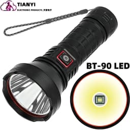 Strong Light Outdoor Multi-Function Battery Charger Flashlight 26650 Lithium Battery Charging Waterproof Lighting Night Lights