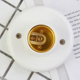 20/1PCS 220V E27 Screw Lamp Stand Light Bulb Socket Holder Adapter Base Cap Socket White Ceiling Light Lamp Bulb Fixing Base