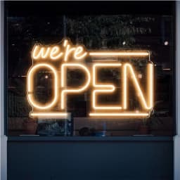We Are Open Neon Sign Adjustable Brightness LED Neon Light Signs by USB for Window Shop Bar Salon Cafes Restaurant Pubs Decor