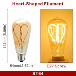 E14 E27 Retro LED Spiral Filament Light Bulb 4W Warm Yellow 220V C35 A60 T45 ST64 T185 T225 G80 G95 G125 Vintage Edison Lamp