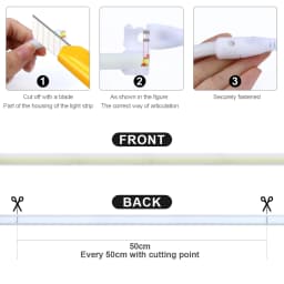 110V 220V Super Bright COB LED Strip with Switch FOB Tape Ribbon EU US Plug 35M 30M 20M 15M 10M 5M Neon Lights For Kitchen Room