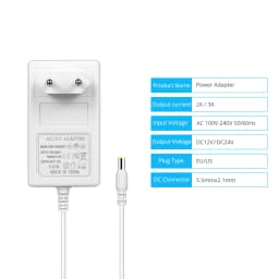 LED Driver AC 100V-240V to DC 12V 24V 2A 3A Lighting Transformers Switching Power Supply Adapter Converter Charger For LED Strip