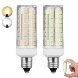 BA15D/E17 Dimmable LED Lights 102 LEDs Corn Bulbs 9W Replace 80W Halogen Lamps Candelabra Base 220V 110V for Home Living Room