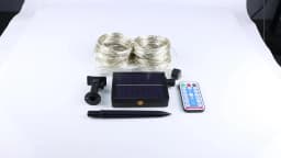 Fast Charge Solar String Fairy Lights 10M-100M LED Waterproof Outdoor Garland Large Solar Panel Lamp Christmas For Garden Decor
