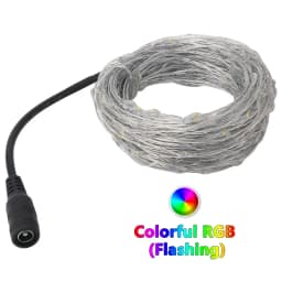 IP65 LED Copper Wire Fairy Lights DC 12V Powered Flexible String 5M 50Lamp 10M 100Lamps for Indoor Outdoor Party Festival Decor