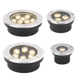 Thin IP67 Waterproof LED Light Garden Underground 3W 5W 9W Outdoor Buried Garden Path Spot Recessed Lighting 220V DC12V24V