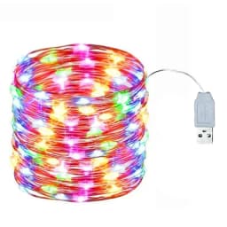Copper Wire USB LED String Lights Garland Fairy String Light for Holiday Christmas Wedding Party Garden Patio Lights Decoration