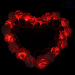 3m LED Rose String Lights for Valentine's Day Wedding Girl Heart Room Garden Decoration Night Light Christmas Fairy Lights Decor