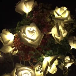 3m LED Rose String Lights for Valentine's Day Wedding Girl Heart Room Garden Decoration Night Light Christmas Fairy Lights Decor