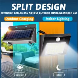 20/30/48LED Solar Lights Outdoor 3 Mode Waterproof Motion Sensor Security Lighting LED Wall Street Lamp for Garden Porch Light