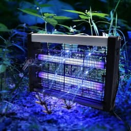 Wall-Mounted UV Mosquito Killer Lamp, Rechargeable Electric Shock Insect Killer for Indoor & Outdoor, Noiseless Pest Control