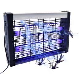Wall-Mounted UV Mosquito Killer Lamp, Rechargeable Electric Shock Insect Killer for Indoor & Outdoor, Noiseless Pest Control