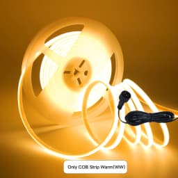1.3W/2.8W/6W/13W Solar COB LED Strip Light With Remote Dimmable Adhesive Tape Waterproof 3000K 4000K 6000K Indoor Outdoor Decor