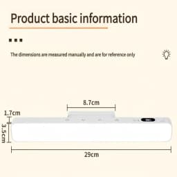 Touch Table Lamp Magnetic Desk Lamp Bulit-in 2500mAh Battery for Reading Cabinet Mirror Bedside Rechargeable Night Lights