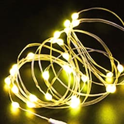 10Pcs 1M 2M 3M 5M Copper Wire Garland LED String Lights Battery Operated Holiday Lighting Fairy For Christmas Tree Party Decor