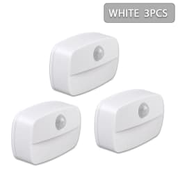 LED Night Light with Motion Sensor Cabinet Lamp Wireless Bedside Nightlight Battery Power For Bedroom Closet Stairs Lighting
