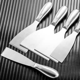 Premium Polished All-Stainless Steel Scraper Tool for Drywall Finishing,Professional Grade Putty Blade for Scraping Paint