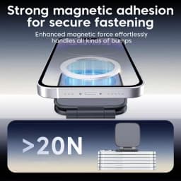 Ultrathin Car Magnetic Mobile Phone Holder Adjustable Foldable Anti-shake Vehicle Navigation Phone Universal Stand Accessories