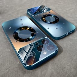 Luxury Glass Camera For Magesafe Magnetic Wireless Charge Case For iPhone 17 16 15 14 13 12 11 Pro Max Air Plus Shockproof Cover