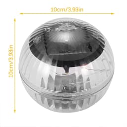 Led Solar Floating Lamp Swimming Pool Ball Solar Panel Powered Pond Drift Waterproof Glow Show Disco Color Changing Lamp Light