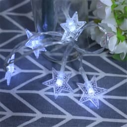 10/20/40/80 LED Star Light String Twinkle Garlands Battery Powered Christmas Lamp Holiday Party Wedding Decorative Fairy Lights