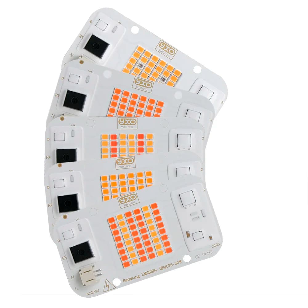 Horticulture Indoor Plant Grow Light COB LED Chip 50w Full Spectrum+660nm LED COB Chip For Plant Grow