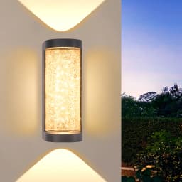 Outdoor Waterproof Wall Light European Luxury Crystal 10W LED Wall Lamp for Porch Corridor Villa Hotel Exterior Wall Lamps