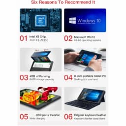 Hot Sale 4GB/8GB RAM 64GB/128GB ROM 8 INCH 64bit Windows 10 Tablets PC X5-Z8350 1.44GHz Quad-Core Mini Tablet Dual Camera