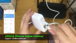 EweLink Smart Zigbee Gateway WiFi Gateway Wireless Smart Bridge APP Remote Control Connects to All Ewelink ZigBee 3.0 Products