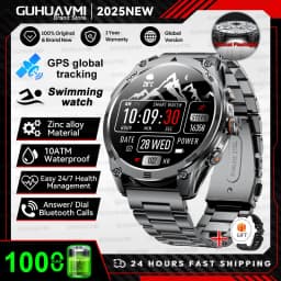 2026New ULtra Military Grade 1000mAh Battery SmartWatch Built in GPS Compass 10ATM Waterproof Sports 1.73 AMOLED Smart watch Men