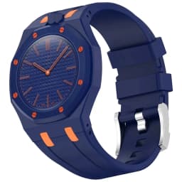 Silicone Replacement Watch Strap For Swatch X Ap Royal Pop Wrist Band Crown 12 O'clock / 3 O'clock Direction Watch Accessories
