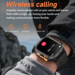 The 2026 New Smartwatch Features a 2.01-Inch High-Definition Screen and a 1200mAh Large Battery That Can Store Up to 40 Hours of