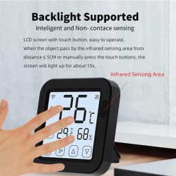 Tuya Smart Air Conditiong Thremostat Built-in Temperature Humidity Sensor For IR Remote AC Work with Alexa Google