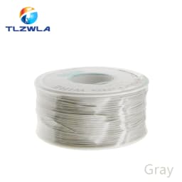 30AWG 0.5MM PCB Flying Jumper Wire OK Line Wrapping Wrap Flexible Insulation Tin-Plated 250Meter 820FT Single Conductor