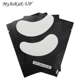HOT 50/100 Pairs Eyelash Pad Gel Patch For Grafting Eyelash Extension Patches Eye Tips Sticker Wraps Cosmetic Makeup Tools