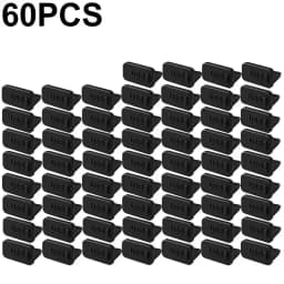 10-60PCS Silicone Dust Plug for USB-A Charger Port Cap Female Jack Universal Dustproof Ports Protectors for PC Notebook Laptop