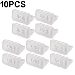 10-60PCS Silicone Dust Plug for USB-A Charger Port Cap Female Jack Universal Dustproof Ports Protectors for PC Notebook Laptop